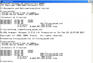 Proteksi Kode Oracle PL/SQL dengan Fitur Wrap 4 Proteksi Kode Oracle PL/SQL dengan Fitur Wrap 5