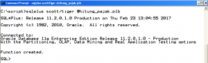 Proteksi Kode Oracle PL/SQL dengan Fitur Wrap 5 Proteksi Kode Oracle PL/SQL dengan Fitur Wrap 6