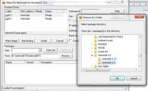 Cara Install Mikrotik OS di Router Board dengan NetInstall 1 Cara Install Mikrotik OS di Router Board dengan NetInstall 2