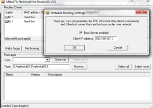 Cara Install Mikrotik OS di Router Board dengan NetInstall 2 Cara Install Mikrotik OS di Router Board dengan NetInstall 3