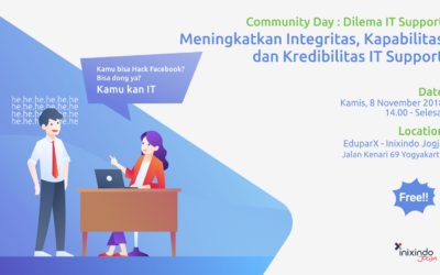 News & Events 10 Community Day : Meningkatkan Integritas, Kapabilitas dan Kredibilitas IT Support