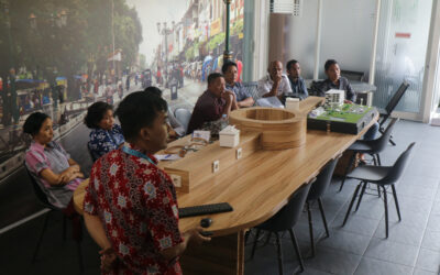 Kunjungan Demo Command Center Smart City Dari Diskominfo Kabupaten Biak Numfor