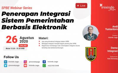 [Webinar] Penerapan Integrasi Sistem Pemerintahan Berbasis Elektronik (SPBE)
