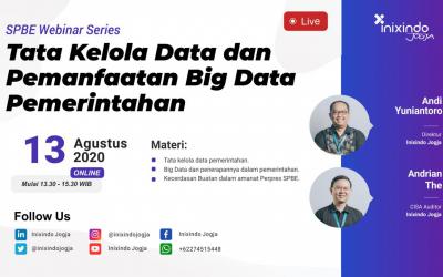 [Webinar] Tata Kelola Data dan Pemanfaatan Big Data Pemerintahan
