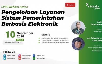 [Webinar] Pengelolaan Layanan Sistem Pemerintahan Berbasis Elektronik (SPBE)