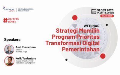 Webinar 6 Webinar Strategi Memilih Program Prioritas Transformasi Digital Pemerintahan