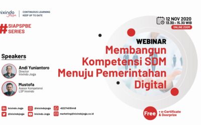 News & Events 9 Webinar Membangun Kompetensi SDM Menuju Pemerintahan Digital