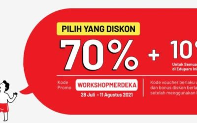 News & Events 10 Promo Merdeka! Diskon 80% Workshop Online!